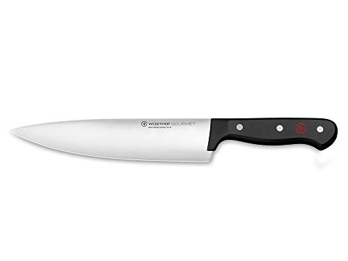 Wüsthof Gourmet Cuchillo de Chef, Negro/Acero, 20 cm