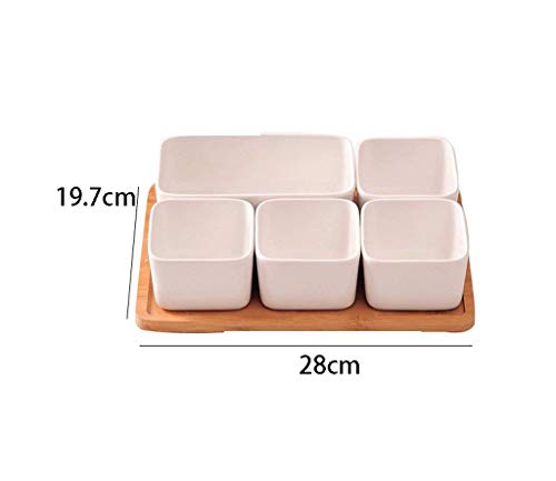 WYBD.Y Hogar Exquisito Muñeca Grande Vajilla de cerámica para el hogar Plato de Frutas Arte Personalidad Creativa Plato de Frutas Decoración de la Mesa de Centro del hogar Plato de Frutas Simple Ho