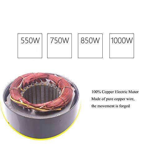 WYZXR Cortador de Tela eléctrico Tijeras de Tela Máquina de Corte Vertical de Cuero Tijeras de Afilado automático para Papel/Tela/Textil/Cuero (10 Pulgadas 850 W, Altura de Corte de 1-21 cm)
