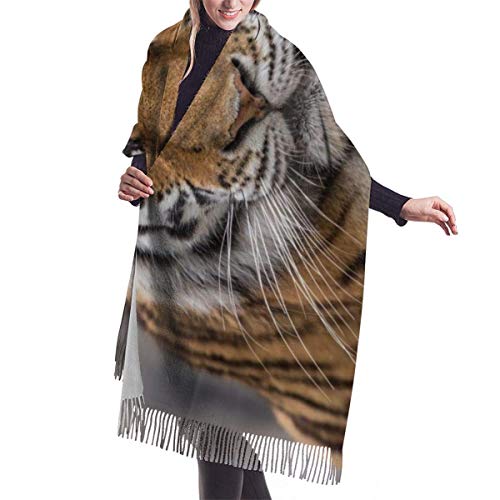 XCNGG Bufanda con flecos de cachemira de imitación chal bufanda larga de moda Women Scarves Winter Soft Warm Close Cashmere-like Tassel Shawl Stole Scarf