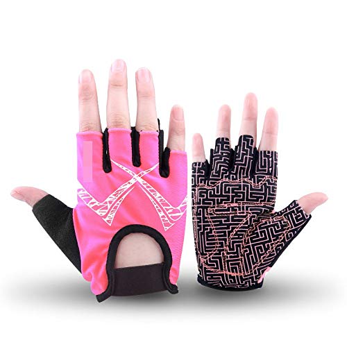 XRZY YXZQ Guantes de Entrenamiento, Guantes de Levantamiento de Pesas para Gimnasio, Antideslizantes Transpirables para Ciclismo Entrenamiento Culturismo Levantamiento de Pesas Fuerza de Apoyo pa