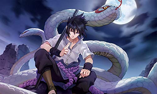 yaofale Sin Marco Hot Anime Naruto HD Decoración para el hogar Poster Lienzo Lienzo Decoración para el hogar 50x75cm