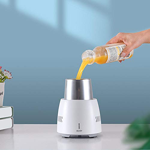 YASHANG Mini Nevera Taza De Cerveza, Frigorífico De Escritorio, Enfriador De Bebidas Portátil, Enfriamiento Rápido, para Oficina, Coche, Viajes, Cola, Jugo, Vino, Bebidas