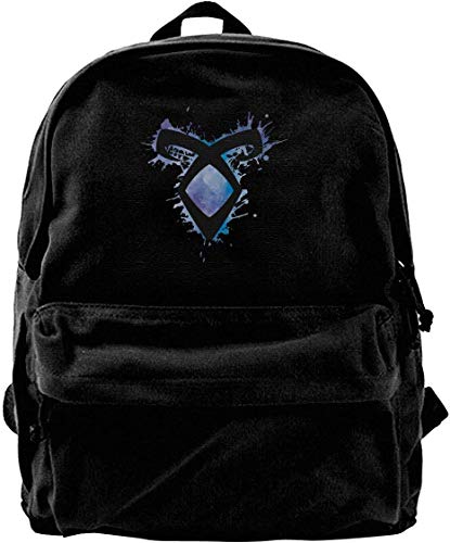 Yaxinduobao Shadowhunters Mochila Vintage Ordenador portátil Mochila Escolar Mochila de Viaje