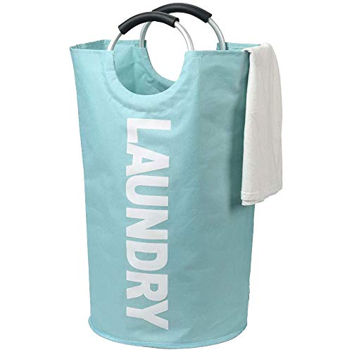 YiYueTrade - Cesta de lavandería grande con bolsillo para monedas, plegable de tela, bolsa de ropa plegable, cubo de lavado plegable