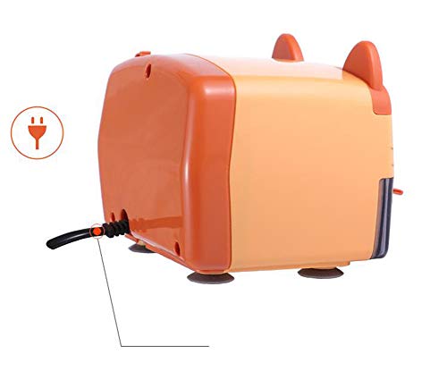 YOUEC Sacapuntas de lápiz eléctrico, Afiladores de Cuchillas helicoidales de Alta Resistencia 3 Nitidez para niños Artistas Aula Oficina Escuela, Parada automática,Tiger