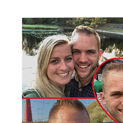 YourSurprise Puzzle Personalizado con Foto 120 Piezas - Personaliza tu Puzzle con tu Propia Foto 19,5x28cm (L 120 Piezas)
