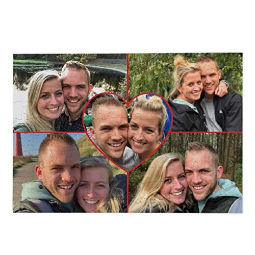 YourSurprise Puzzle Personalizado con Foto 120 Piezas - Personaliza tu Puzzle con tu Propia Foto 19,5x28cm (L 120 Piezas)