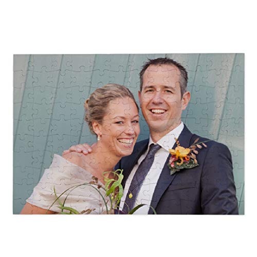 YourSurprise Puzzle Personalizado con Foto 120 Piezas - Personaliza tu Puzzle con tu Propia Foto 19,5x28cm (L 120 Piezas)
