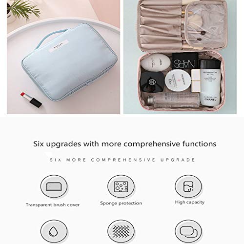 YOUYUANF Almacenamiento Net Red Cosmetic Bag Female Creative Portable Travel 2028 New Ins Wind Super Fire Toiletries Bolsa de Almacenamiento de Gran Capacidad