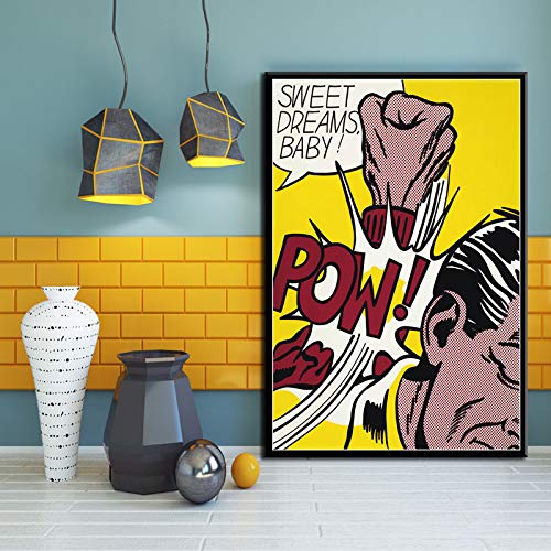 YuanMinglu Famoso Pintor Pop Art Print Lienzo póster Pared decoración del hogar Pintura sin Marco 50x70cm