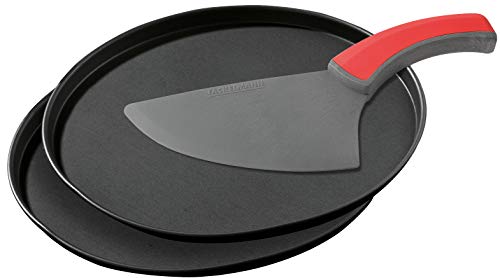 Zenker 3773 - Juego de base para el horno para pizza, 3 piezas, colores surtidos