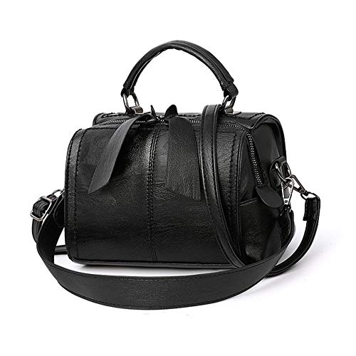 Zgcp Bolso De Hombro Nuevo Bolso De Mensajero De Moda De Invierno Bolso De Cuero Suave Simple 20L
