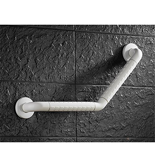 ZHPBHD Pasamanos barandillas, pasamanos baño de Barrera de Edad, de Seguridad, escaleras, bañeras, baño, Aseo, Mango Antideslizante (Color : White)
