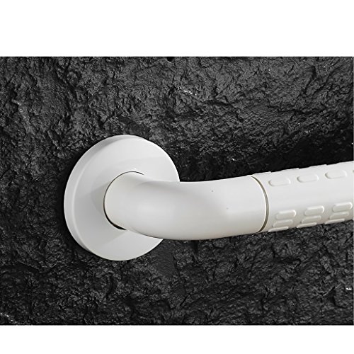 ZHPBHD Pasamanos barandillas, pasamanos baño de Barrera de Edad, de Seguridad, escaleras, bañeras, baño, Aseo, Mango Antideslizante (Color : White)