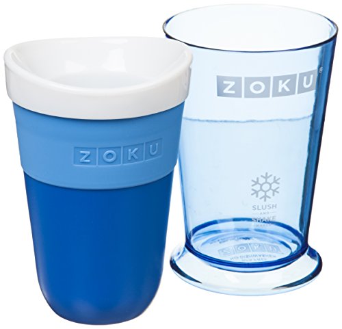 Zoku Slush & Shake Maker Máquina de helados y batidos Azul - Heladora (Máquina de helados y batidos, 1 senos, 8 h, Azul, 101,6 mm, 101,6 mm)