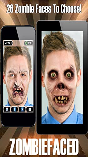 ZombieFaced - The Zombie Face Maker Booth With Scary Images for Halloween