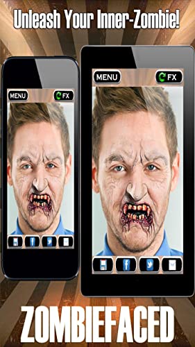 ZombieFaced - The Zombie Face Maker Booth With Scary Images for Halloween