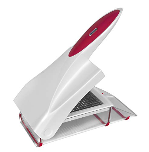 Zyliss E13075 Tritaverdure e cipolle, Rojo, Color Blanco, Centimeters