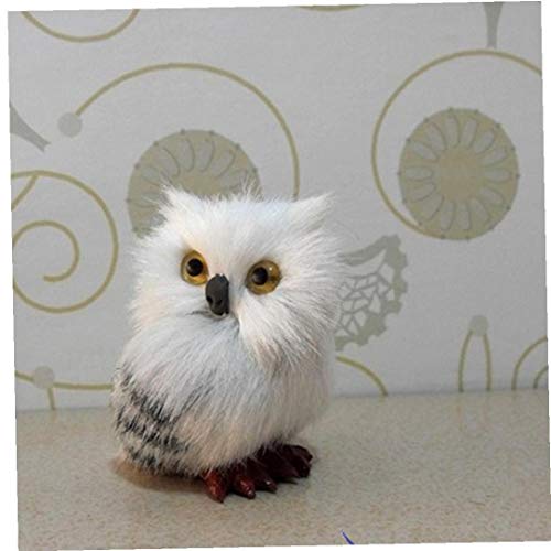 1 Pieza Mini Simulación De Felpa De Juguete Pequeño Búho Animales De Peluche Adornos De Juguete Para La Decoración Del Hogar Del Coche