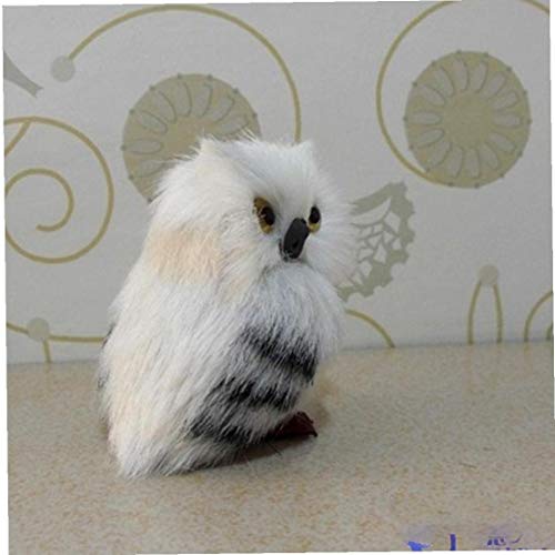 1 Pieza Mini Simulación De Felpa De Juguete Pequeño Búho Animales De Peluche Adornos De Juguete Para La Decoración Del Hogar Del Coche