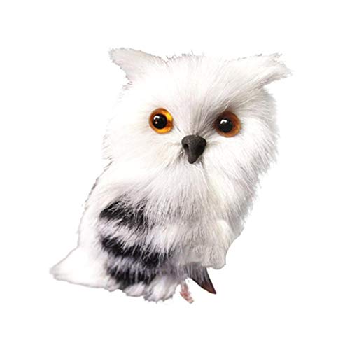 1 Pieza Mini Simulación De Felpa De Juguete Pequeño Búho Animales De Peluche Adornos De Juguete Para La Decoración Del Hogar Del Coche