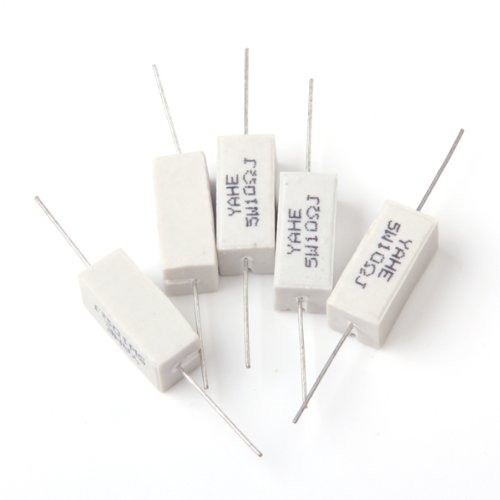 10pcs 5w 10 Ohmios Resistencias Potencia de Cerámica