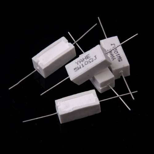 10pcs 5w 10 Ohmios Resistencias Potencia de Cerámica