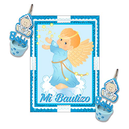12 Piezas, Pinza madera bautizo de niño, Ideal para Comunión,Bautizo,Boda,Recuerdos,Cumpleaños,Fiesta,Viaje,Invitadas-Baby