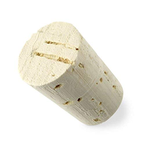 25 tubos de ensayo de vidrio de laboratorio con corchos naturales | Paredes gruesas ✓, vidrio, 100 x ø 16 mm
