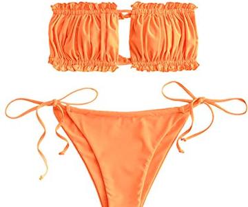 luna baja y naranja