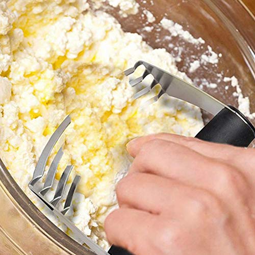 4 juegos de herramientas para hornear pasteles Cortador de pizza de acero inoxidable Rueda de pizza, rodillo de pizza, batidora de masa, cortador de masa para hornear masa Pastel de pizza pasteles Pas