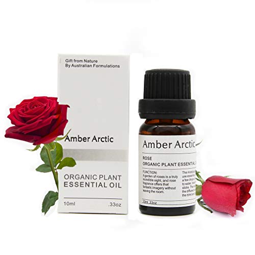 Aceite esencial de rosa - 100% puro mejor aceite esencial de grado terapéutico, aceite de aromaterapia natural para difusor