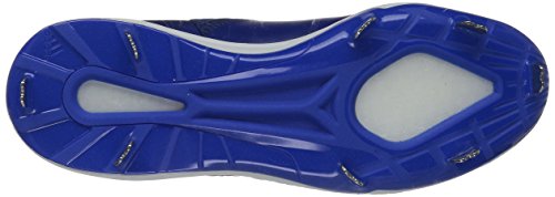 adidas Freak X Carbon Mid - Zapatillas de béisbol para hombre, color azul rey/blanco/plateado metálico, 6.5 mediano US