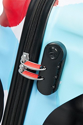 American Tourister Disney Wavebreaker - Maleta Infantil, Spinner S (55 cm - 36 L), Multicolor (Mickey Close-Up)