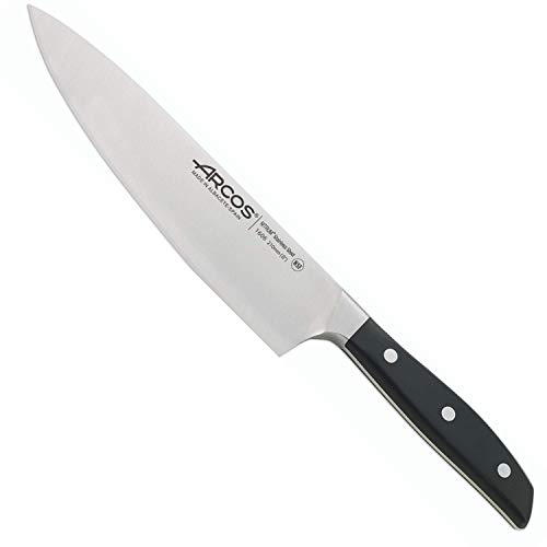 Arcos Manhattan 160600 - Cuchillo Cocinero de Acero Inoxidable Forjado, 210 mm