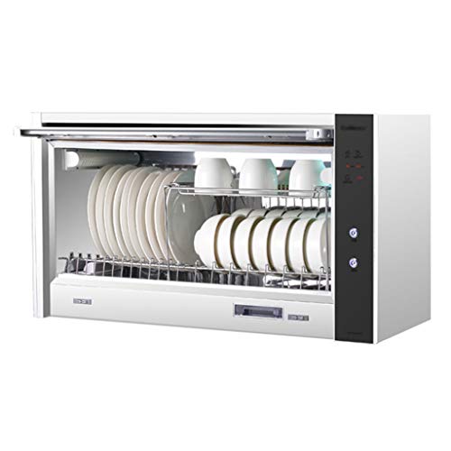 Armarios esterilizantes Armario De Desinfección Montado En La Pared Horizontal Pequeño Hogar Mini Secadero Armario De Una Puerta (Color : Silver, Size : 70 * 32.5 * 40cm)