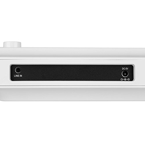 Auna KRCD 100 BT Radio de Cocina - Bluetooth , Reproductor de CD , Temporizador , Despertador , FM , MP3 , Pantalla LCD , 29 x 8 x 26,5 cm , 1,2 kg , 2 x 12 W RMS , Blanco
