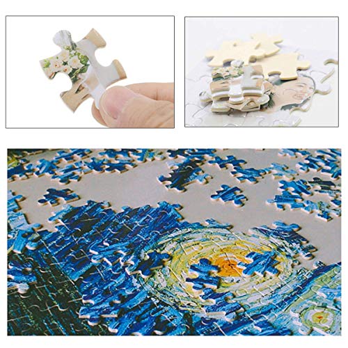 Ayjxtz Puzzle 1000 Piezas Imagen de Arte de Pared Moderno con Vista al Atardecer del Puente de Madera del mar Puzzle 1000 Piezas Gran Ocio vacacional, Juegos interactivos familiares50x75cm(20x30inch)