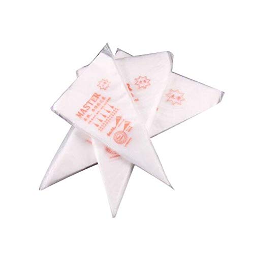 azunaisi New 100stk Small Size desechables manga pastelera Azúcar Glaseado Fondant pastas Crema Decorar Consejo Herramientas Jardín accesorios