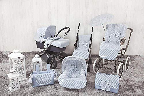 Babyline Summer - Colchoneta para silla de paseo, color azul