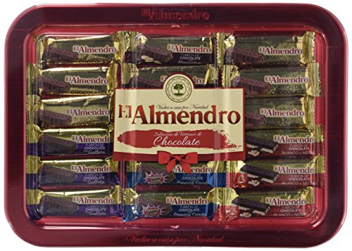 Bandeja turrones de chocolate El Almendro 375g