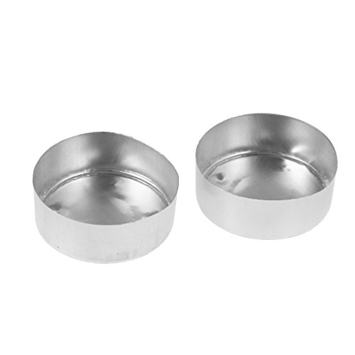 Baoblaze 400x Candle Wick + Aluminium Tea Light Tin Tea Light Contenedor Copa DIY Vela
