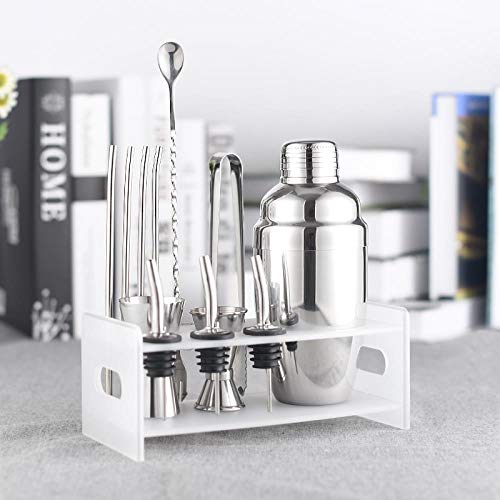Bartender Kit Cocktail Shaker Set Shake Cup Shake Cup Taza medidora Bar Herramientas Mix Cocktails Manual, 350ml suit