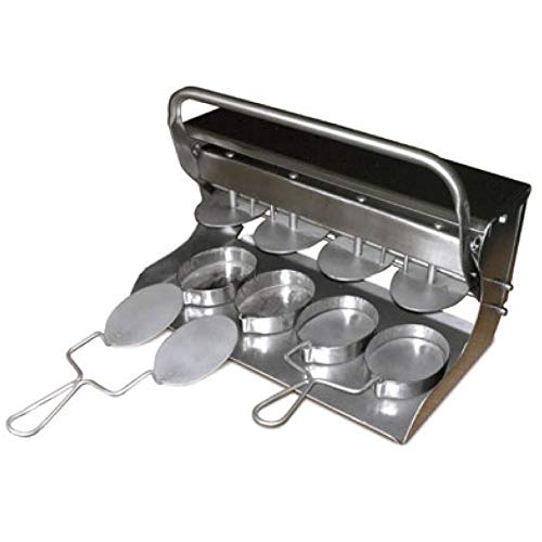 Becam Formadora Inoxidable de Hamburguesas Ovaladas Manual