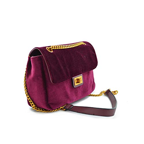 Benavente Bolso pequeño terciopelo purpura