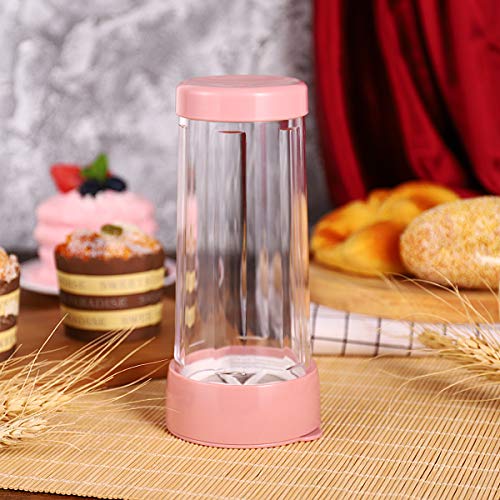 BESTONZON - Tamiz para harina, azúcar en polvo, coctelera para cocina, horneado (rosa)