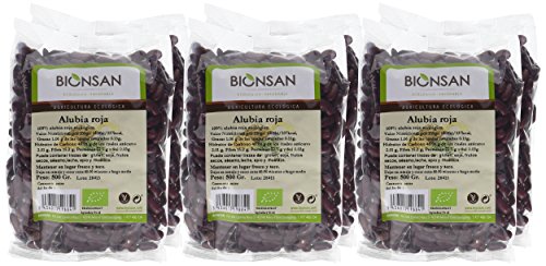 Bionsan Alubia Roja Ecológica | 6 Bolsas de 500 gr | Total: 3000 gr