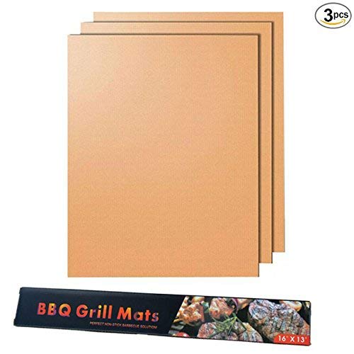 BJ-SHOP Estera Parrilla,Parrilla Mat Altas Temperaturas para Barbacoa y Horno Carbon de Lena o Electrico SGS Aprobado por la FDA