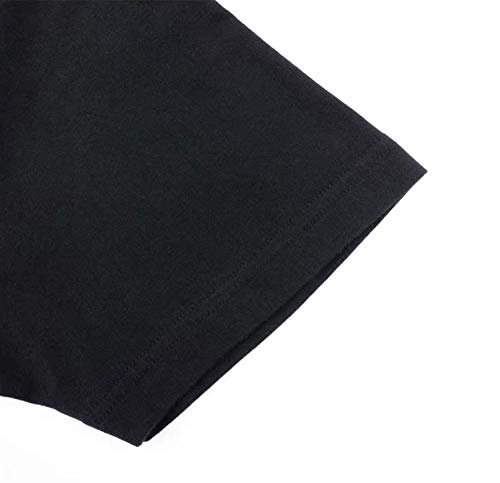 Black Ratio thorned Verano Nuevo Casual cómodo Estampado Retro Comic algodón Hombres y Mujeres Estampado algodón Manga Corta cumpleaños Regalo Fiesta café Camiseta